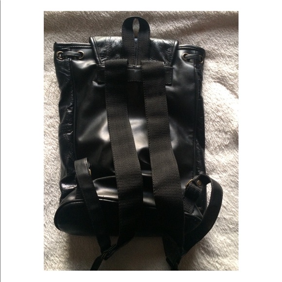 Leather back pack - Picture 2 of 4